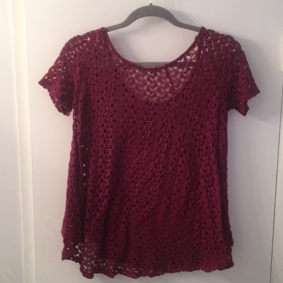 Anthro crochet, flowy top - Picture 2 of 2